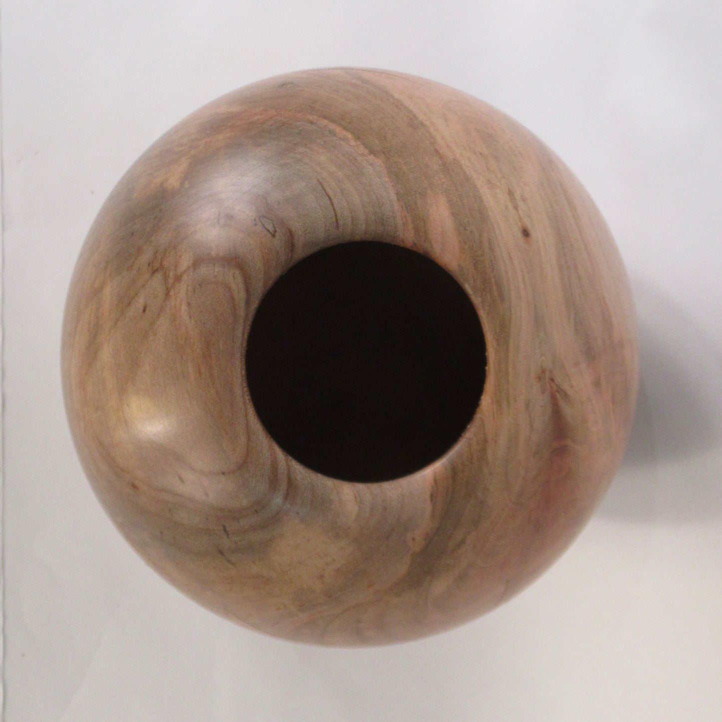 Spalted Silver Maple Spherical Vessel - Large
