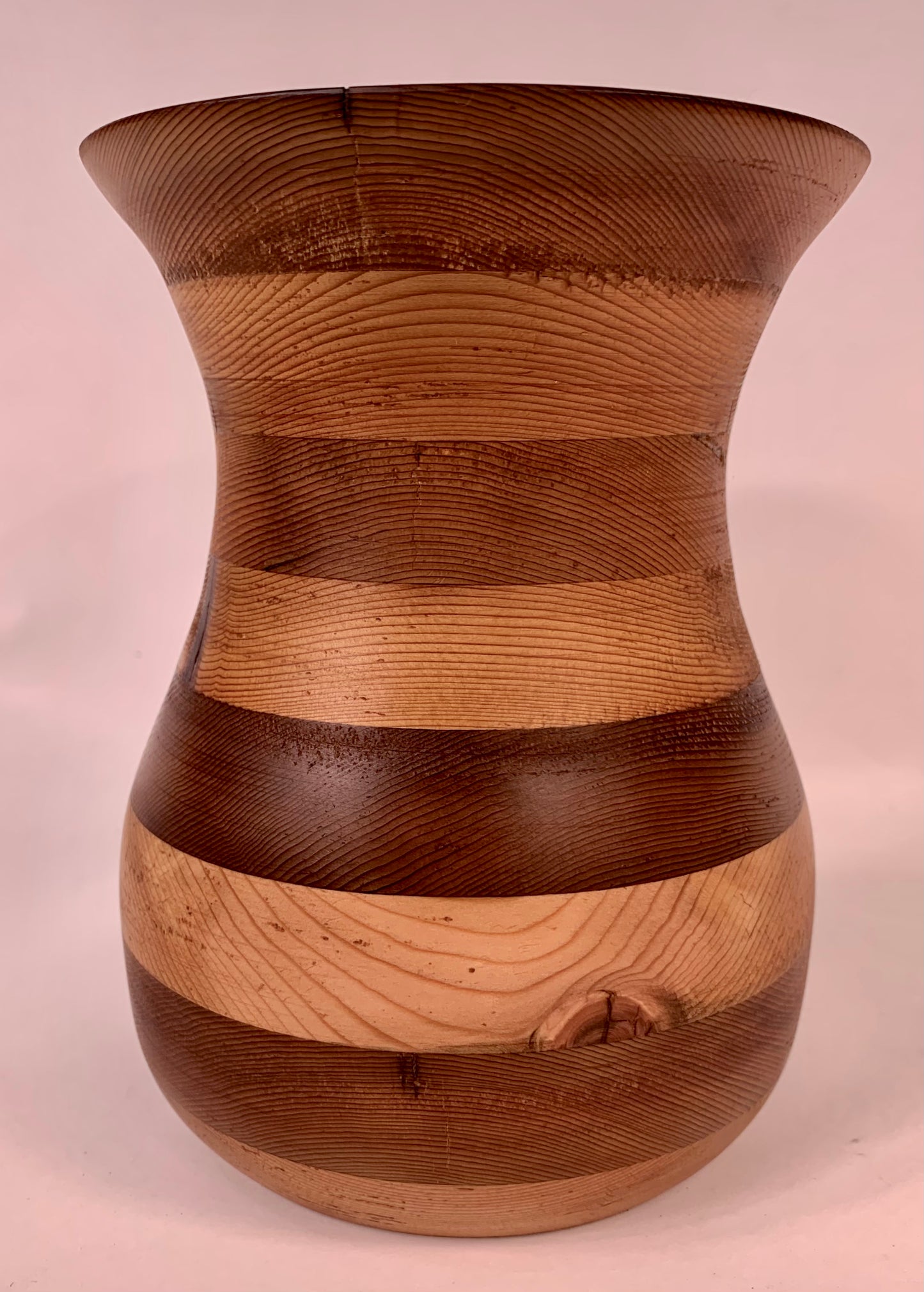 Laminated Fir Vase