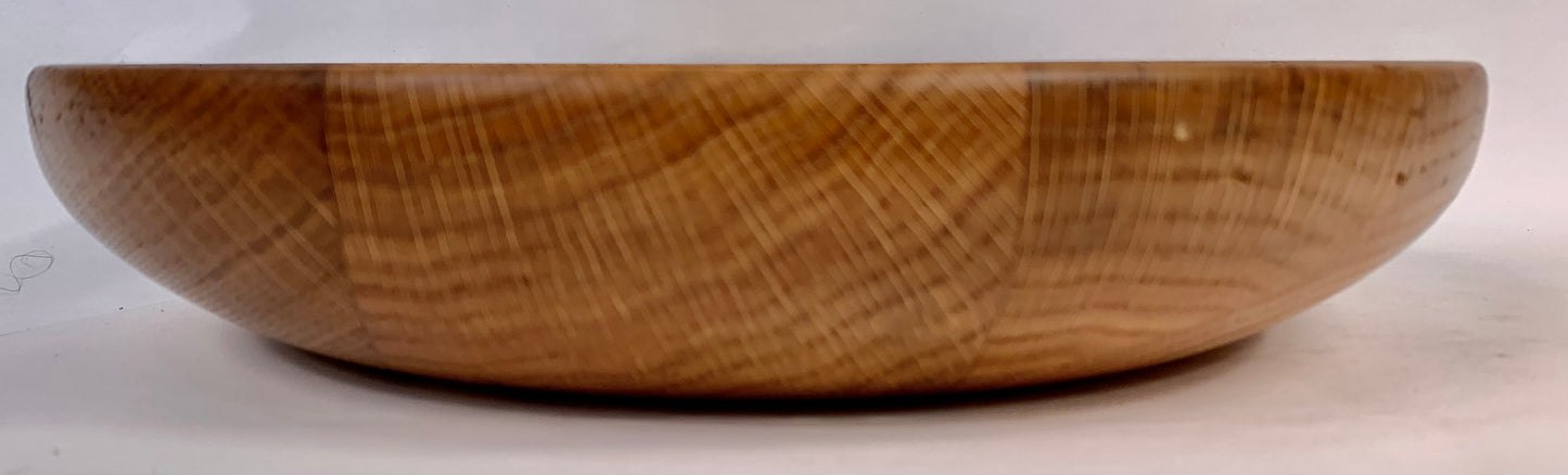 Shallow Oak Bowl