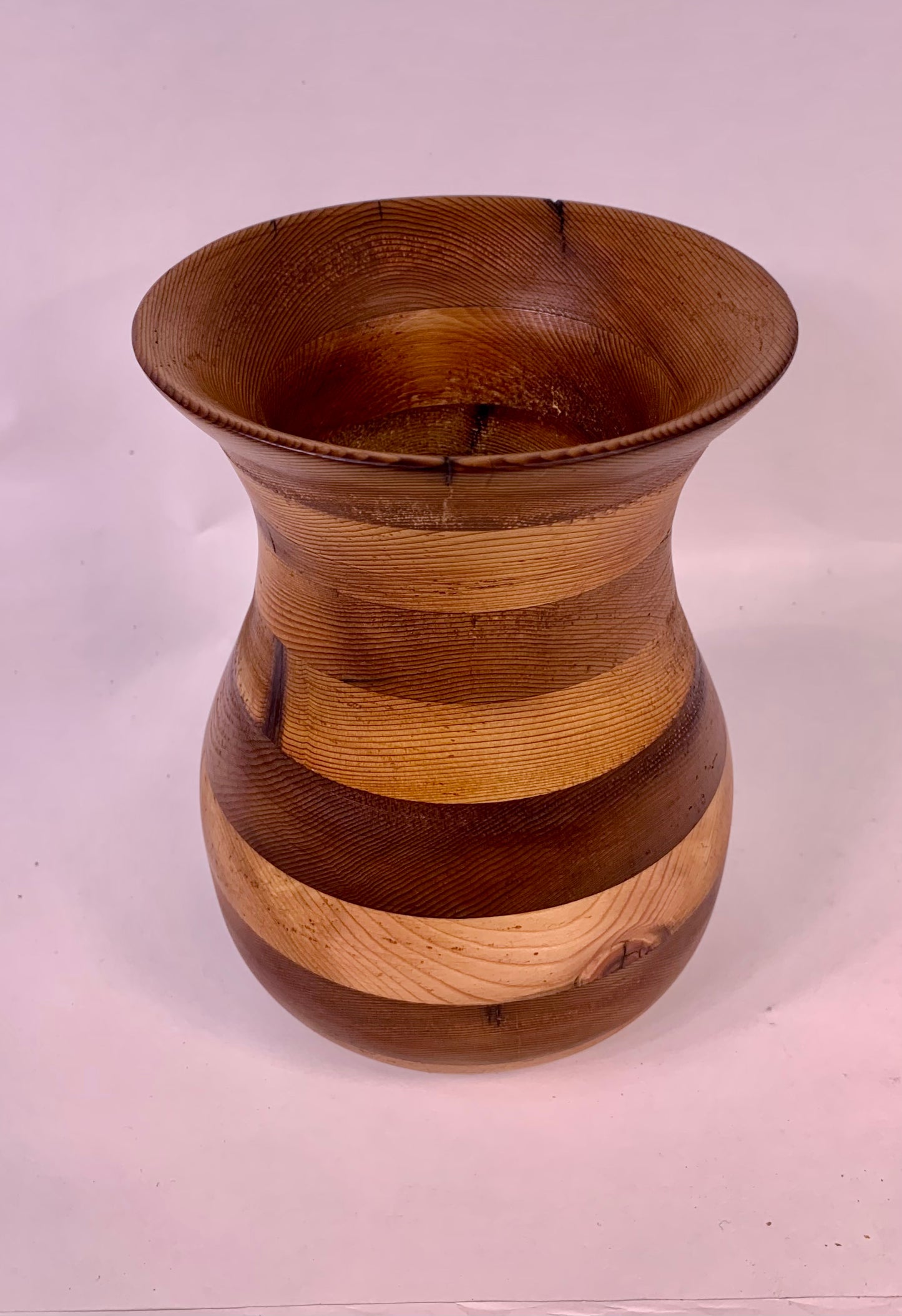 Laminated Fir Vase